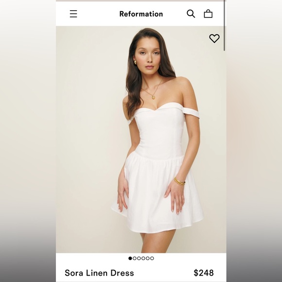Reformation Sora Linen Dress